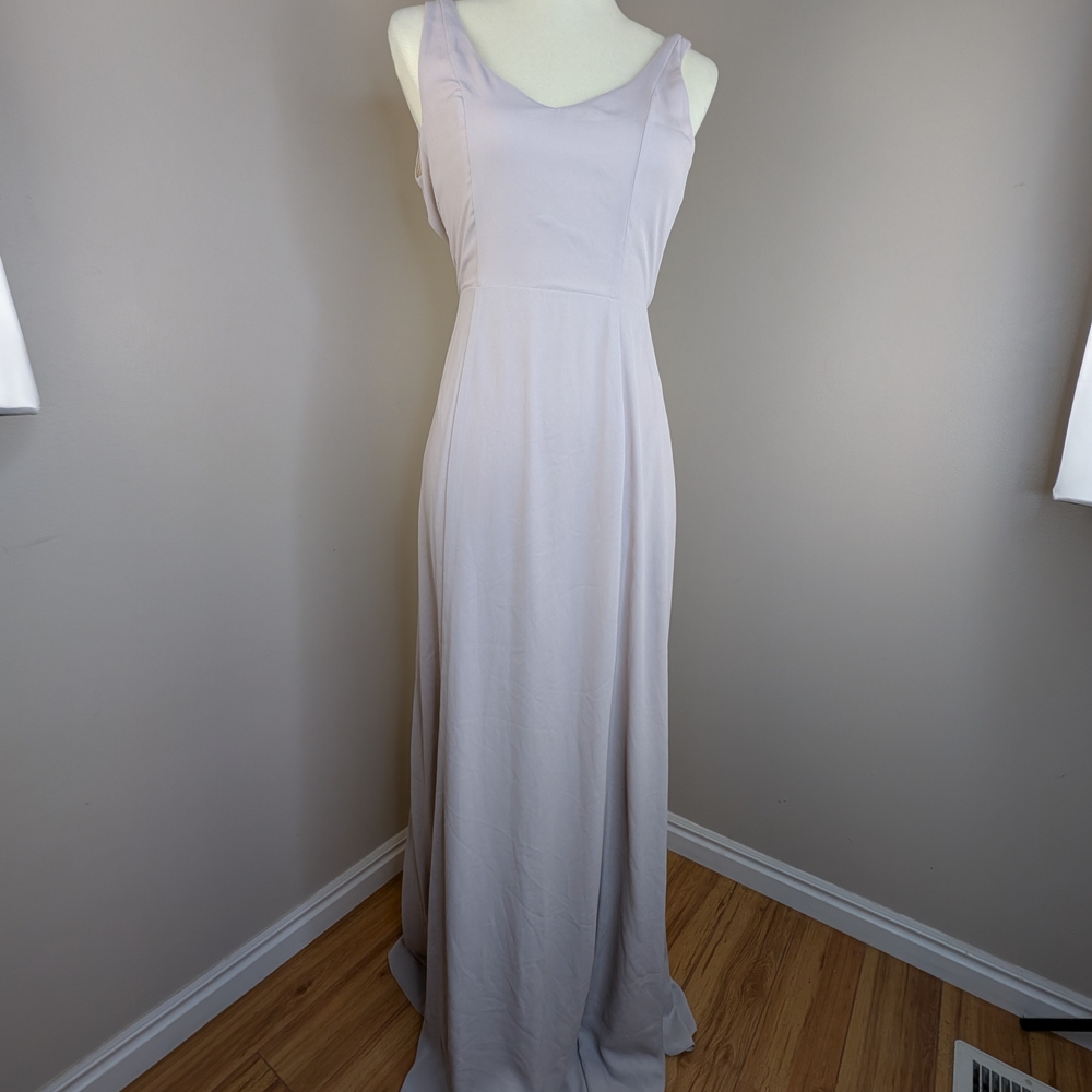 SHOW ME YOUR MUMU Maxi Dress Sz S Jen Formal Beige Formal Dress